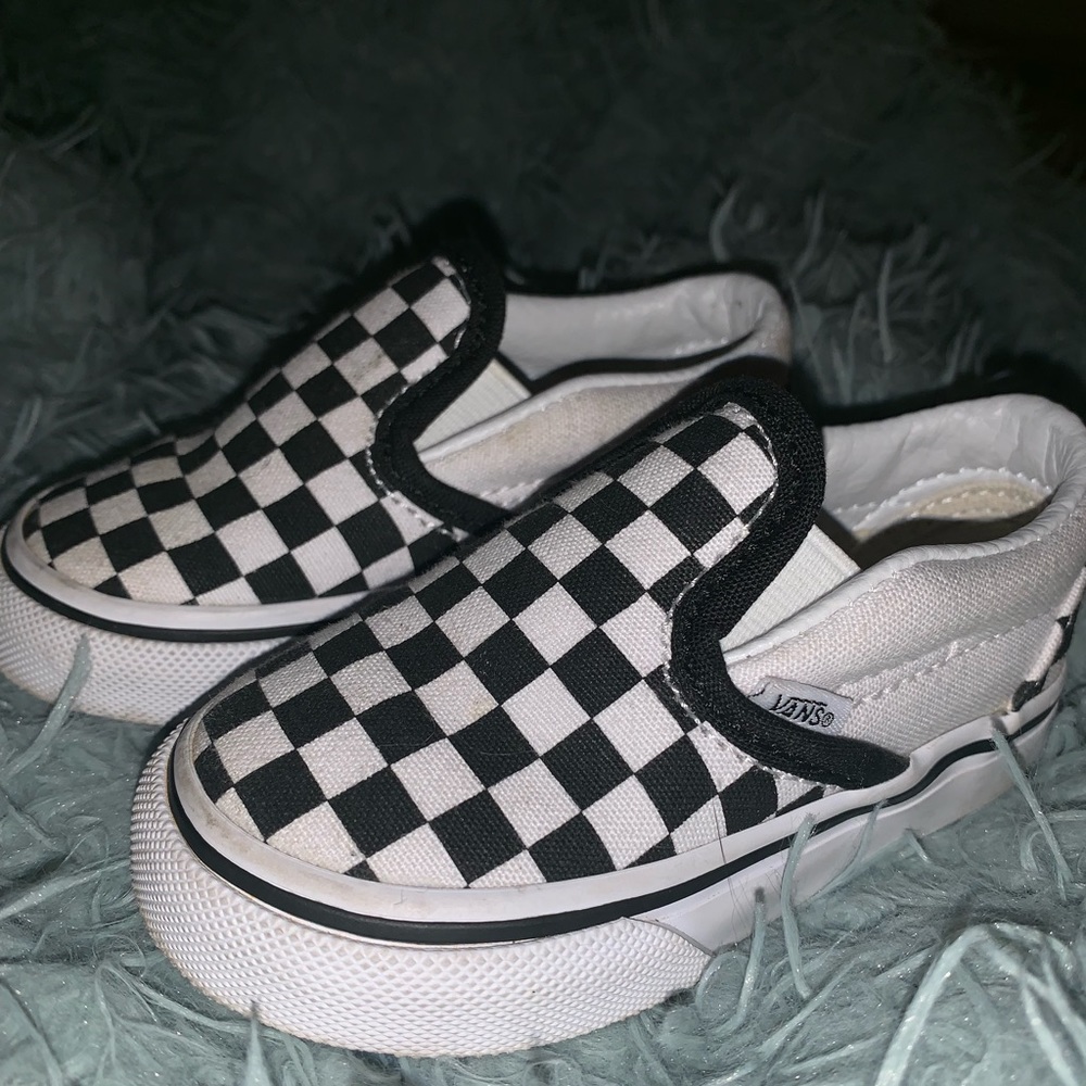 Toddler Checkered Vans